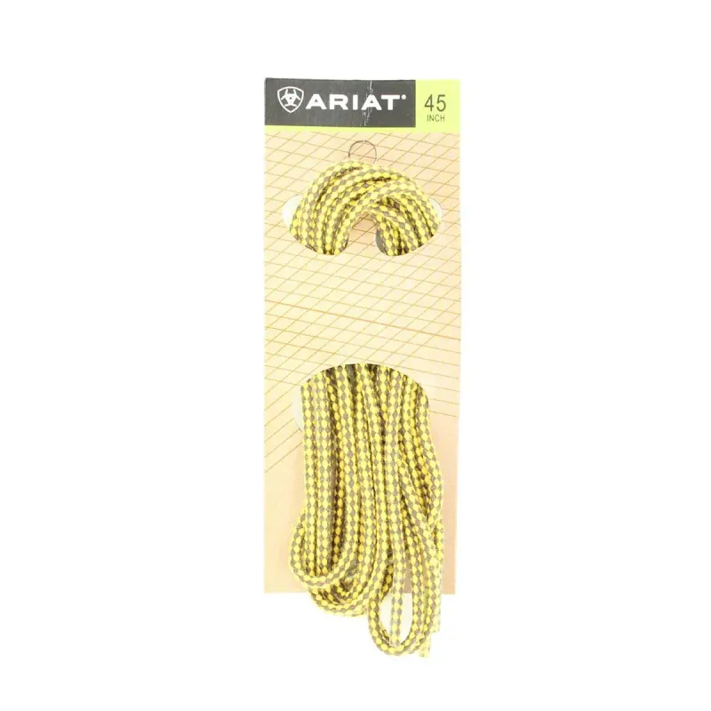 Ariat Waxed Nylon Laces - Gold/Tan