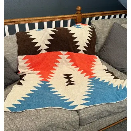 The Front Porch Label Blankets - Assorted Colours, Color: AZTEC