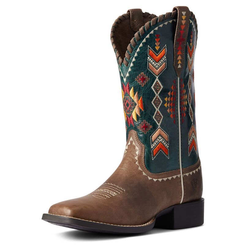 Ariat Womens Round Up Skyler Western Boots - Light Tan