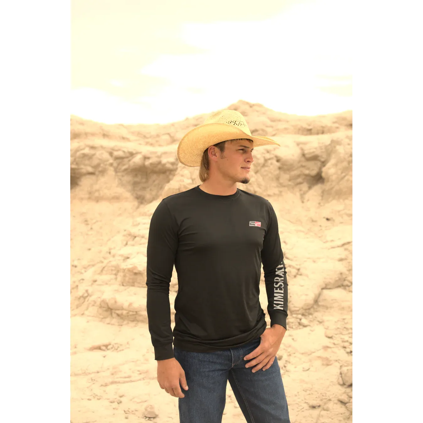 Kimes LS Performance Shirt, Colour: BLACK, Size: MEDIUM