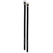Weaver English Spur Straps - Black, Size: 16"
