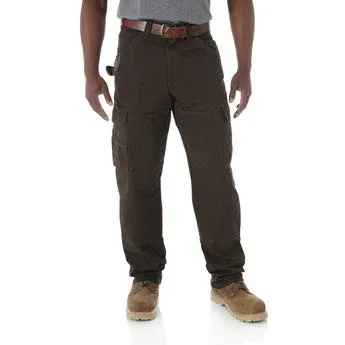 Wrangler Men's Riggs Workwear Ripstop Ranger Pant - Dark Brown, Length: 30, Waist: 30