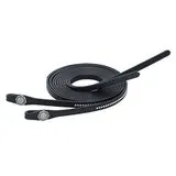 Back In Black Reins 5/8" x 8' Split