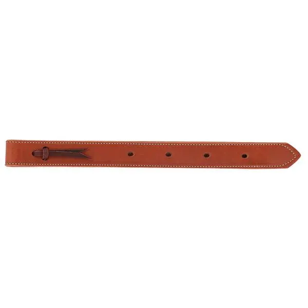 Weaver Doubled and Stitched Skirting Leather Off Billet 1 3/4"x39", Color: Chestnut
