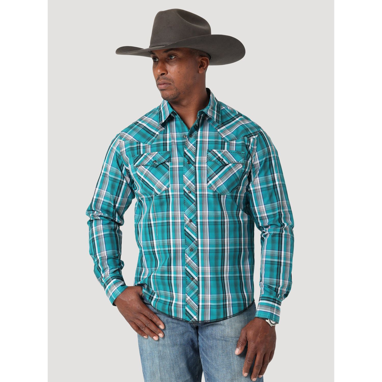 Wrangler Mens Western WF LS Shirt