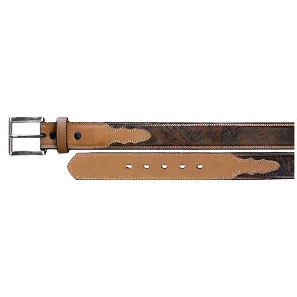 Twisted X Belt, Color: Black Elephant Stamped w/Brick Wash, Size: 30