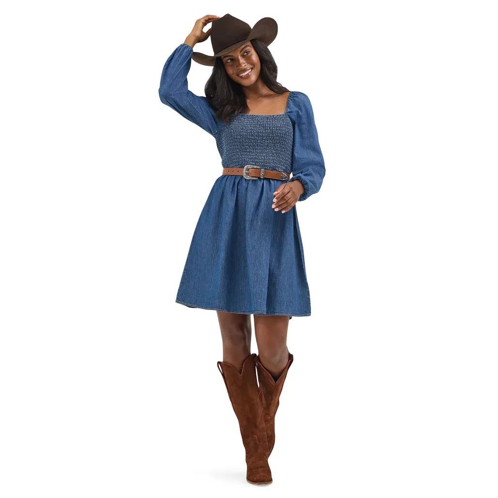 Wrangler Women's Retro Americana Dress - Dark Denim