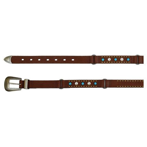 Catchfly Women's Belt Brown w/Mixed Studs