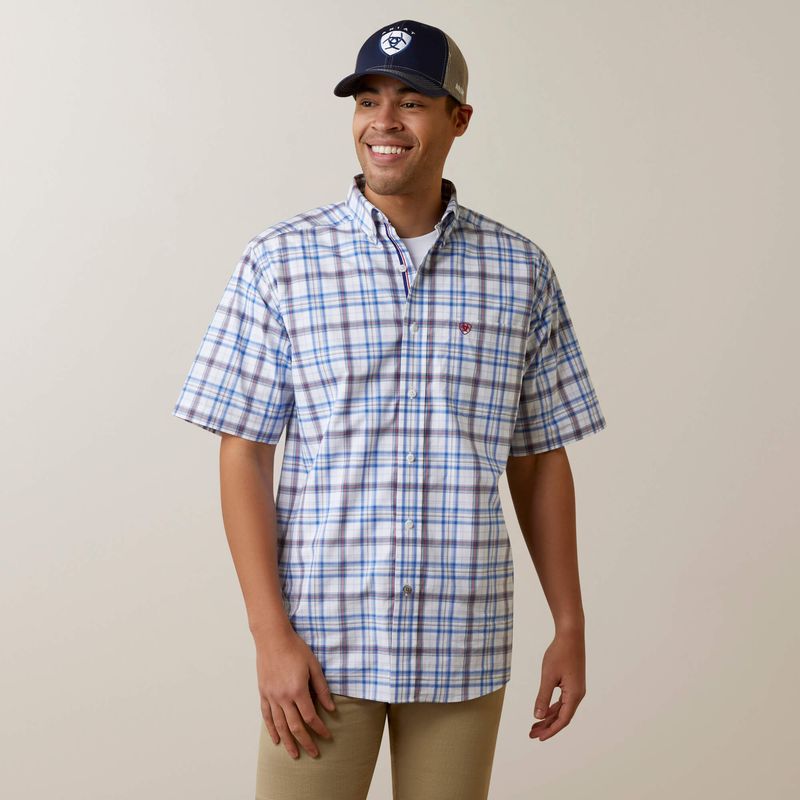 Ariat Men's Pro Jacoby Classic SS Shirt White