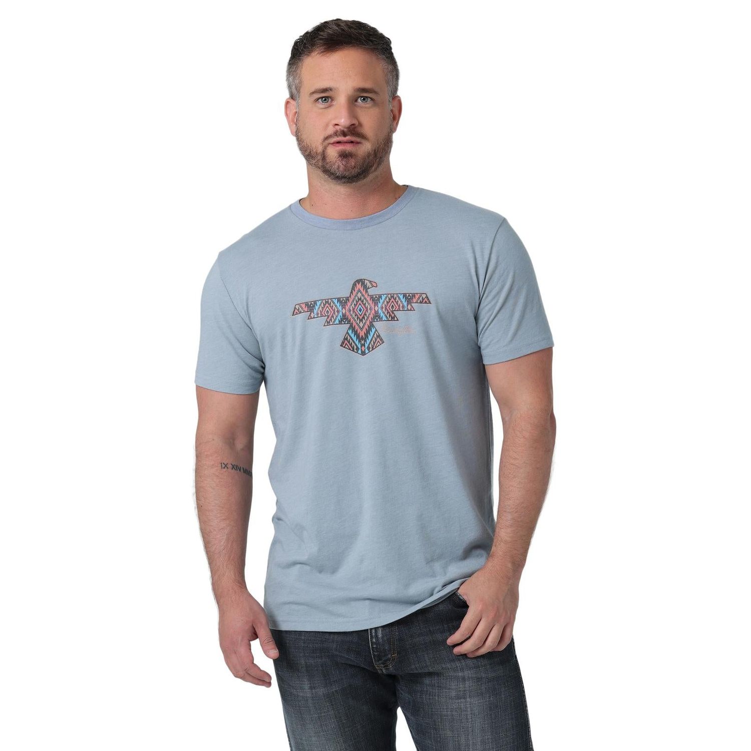 Wrangler Men's Short Sleeve T-Shirt - Tradewinds Heather