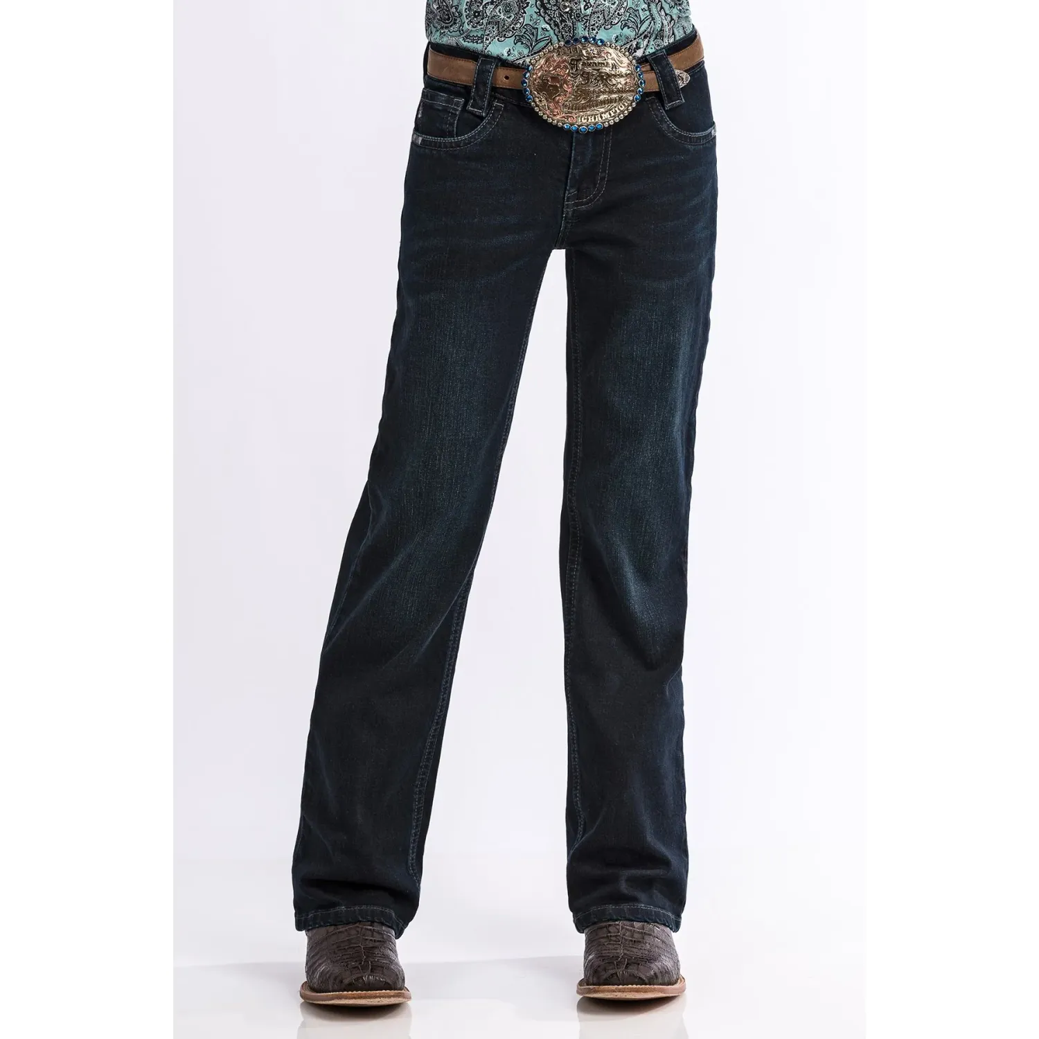 Cruel Girl "Lucy" Slim Fit Girl's Jeans - Indigo Rinse, Waist: 7