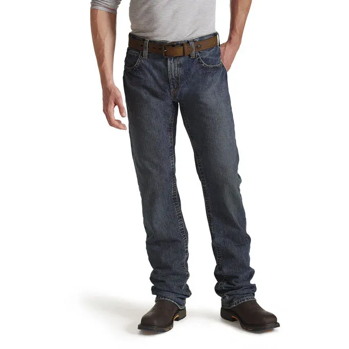 Ariat Men's FR M5 Slim Jeans - Shale, Length: 32, Waist: 29
