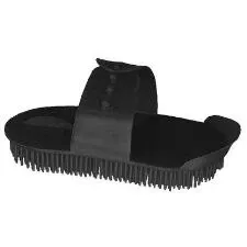 Large CURRY COMB w/Adjustable Strap, Color: Black