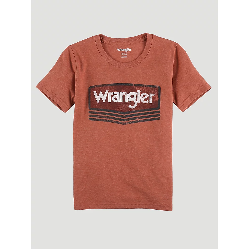 Wrangler Boys Graphic Tee Chevron Kabel