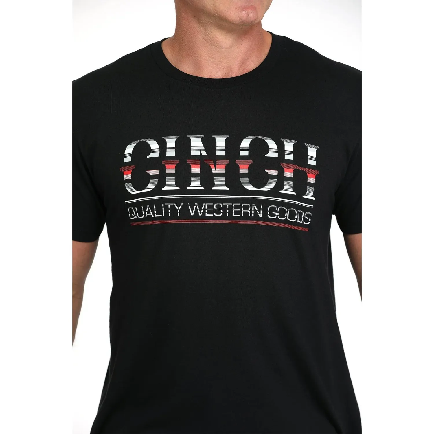 Cinch Mens Short Sleeve Tee Shirt - Black - MTT1690697