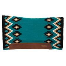 Weaver Flex Felt 32 x 34 3/4" Saddle Pad - Multiple Colours, Color: 362-Teal/Black/White
