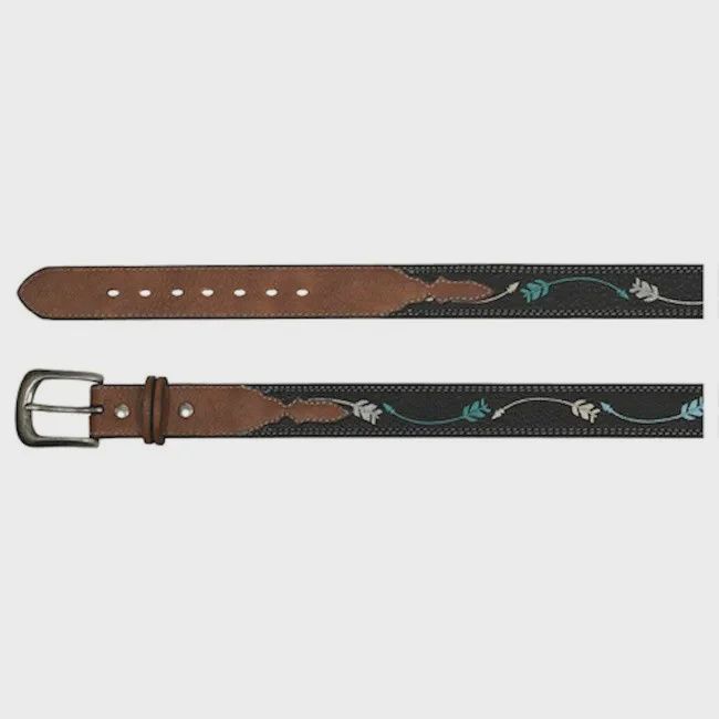 Catchfly Girls Belt Arrow Embroidery