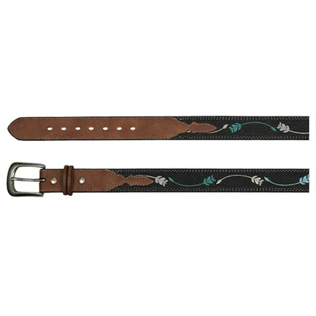 Catchfly Girls Belt Arrow Embroidery