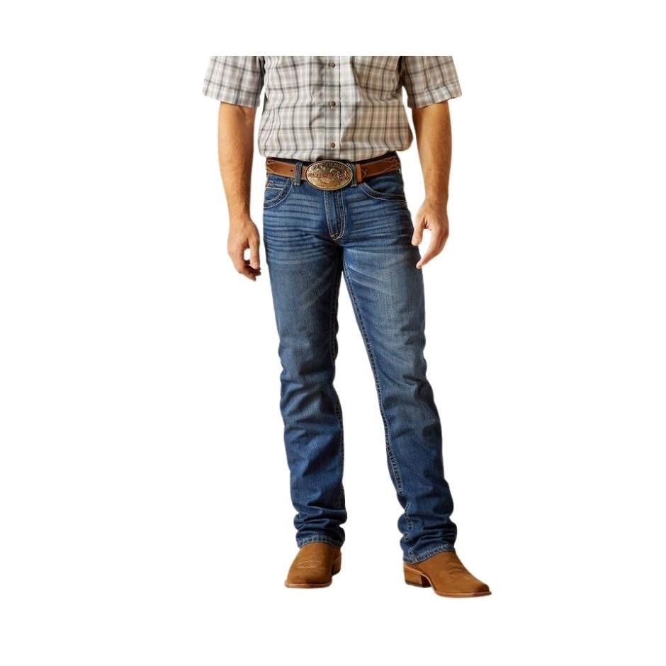 **Ariat Men's M5 Straight Bucklin Straight Leg Jean- Pismo