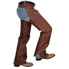 Weaver Leather Shotgun Full Grain Leather Work Chap, Size: S