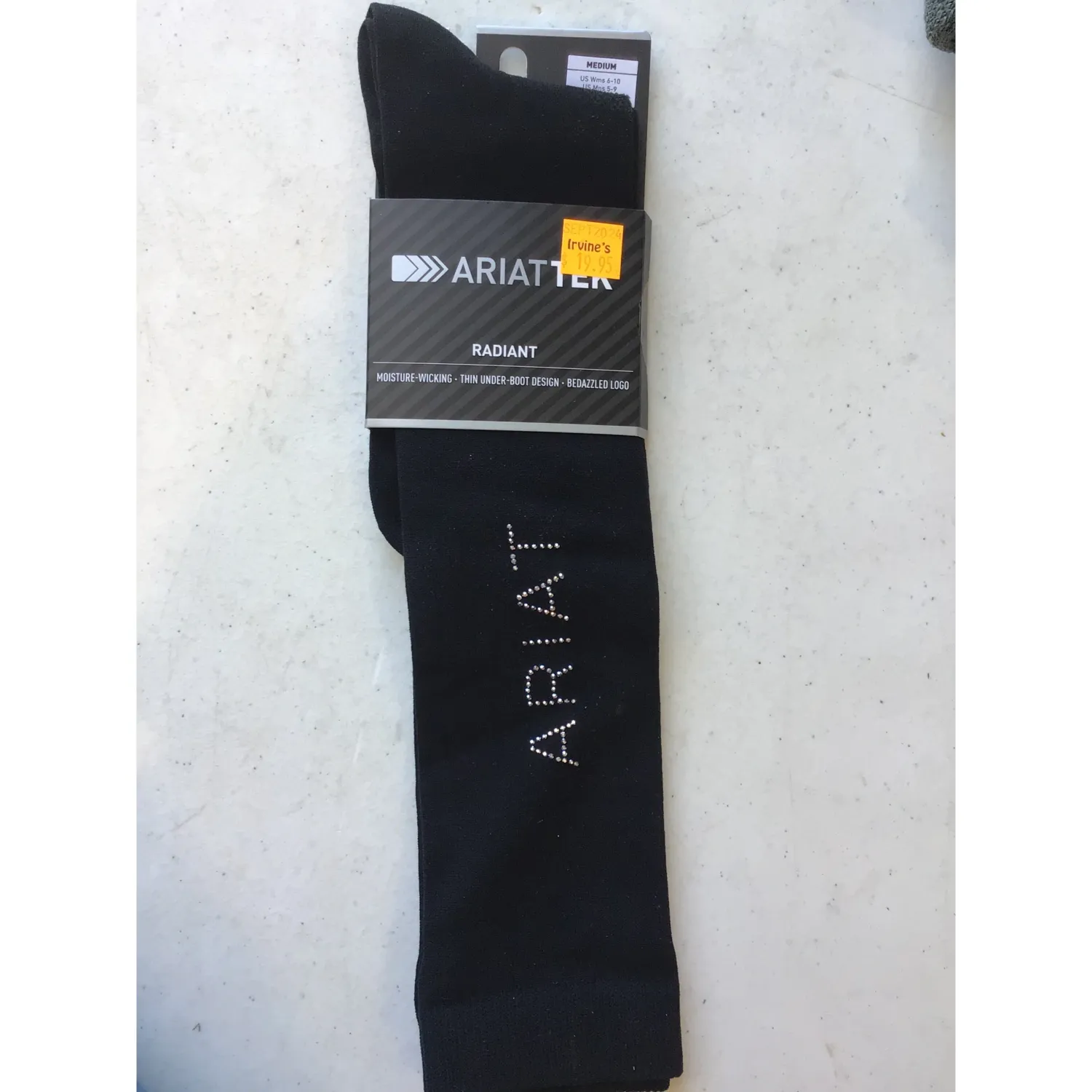Ariat Socks - Black