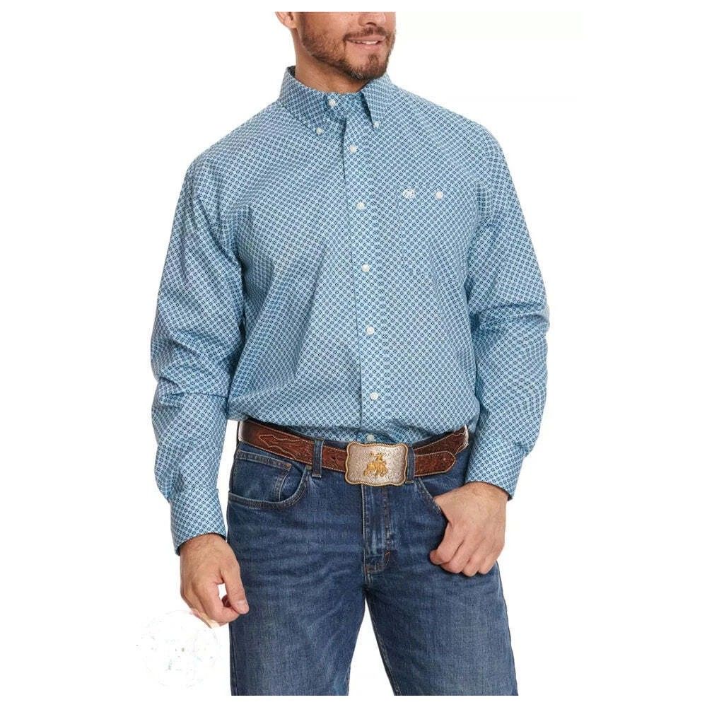 Wrangler Men's Classic Long Sleeve Button Shirt