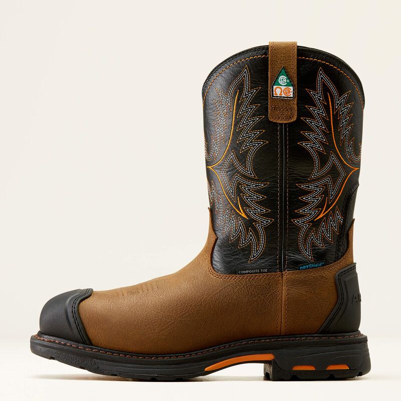 Ariat Men's WorkHog CSA XTR Waterproof Composite Toe Work Boots - Rye Brown/Black