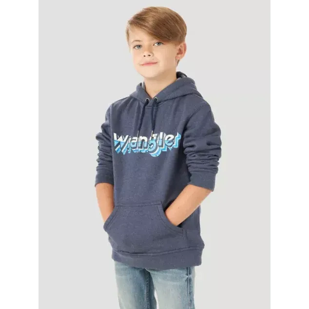 Wrangler Boys Western Hoodie - BH4314N, Size: S