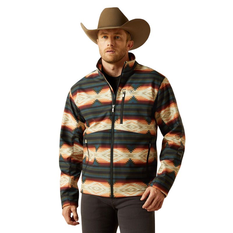 Ariat Men's Logo Softshell Jacket - Red Southwest