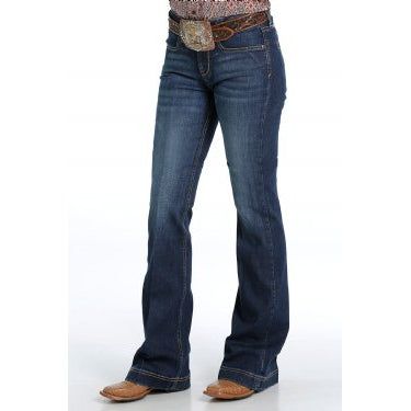 Cinch Womens Lynden Dark Stone Wash Jeans**Final Sale**