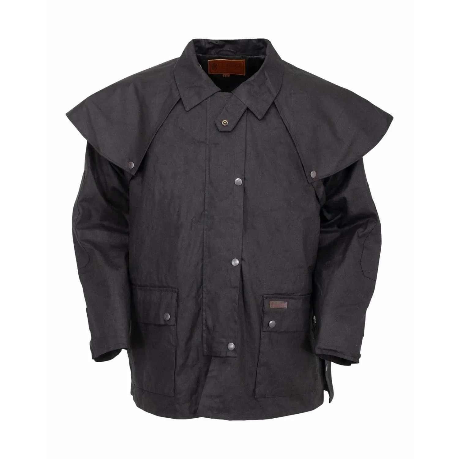 Outback Men's Bush Ranger Jacket, Color: Black, Size: 2XL