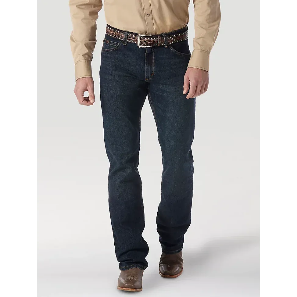Wrangler Men's 20X Competition Slim Jeans - Root Beer, Length: 34, Size: 27