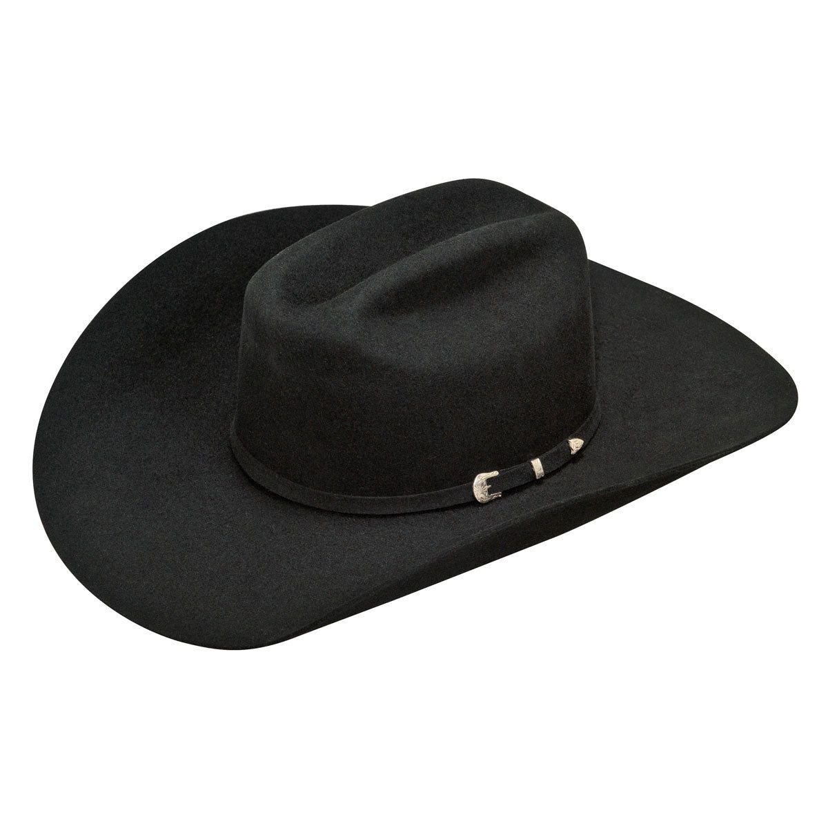 Ariat 2X Wool Black Double S Western Hat