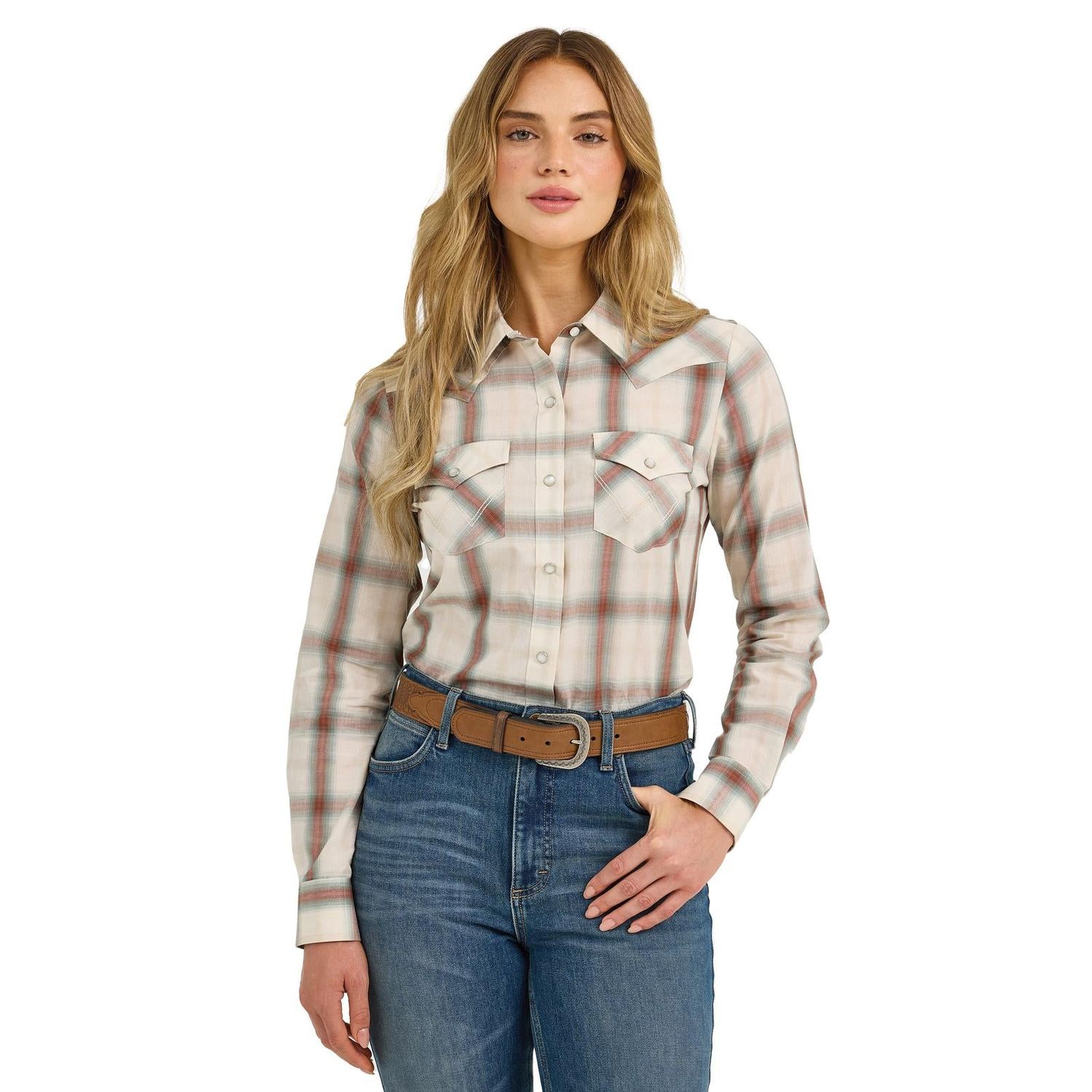 Wrangler Women's Essential Top - Cream