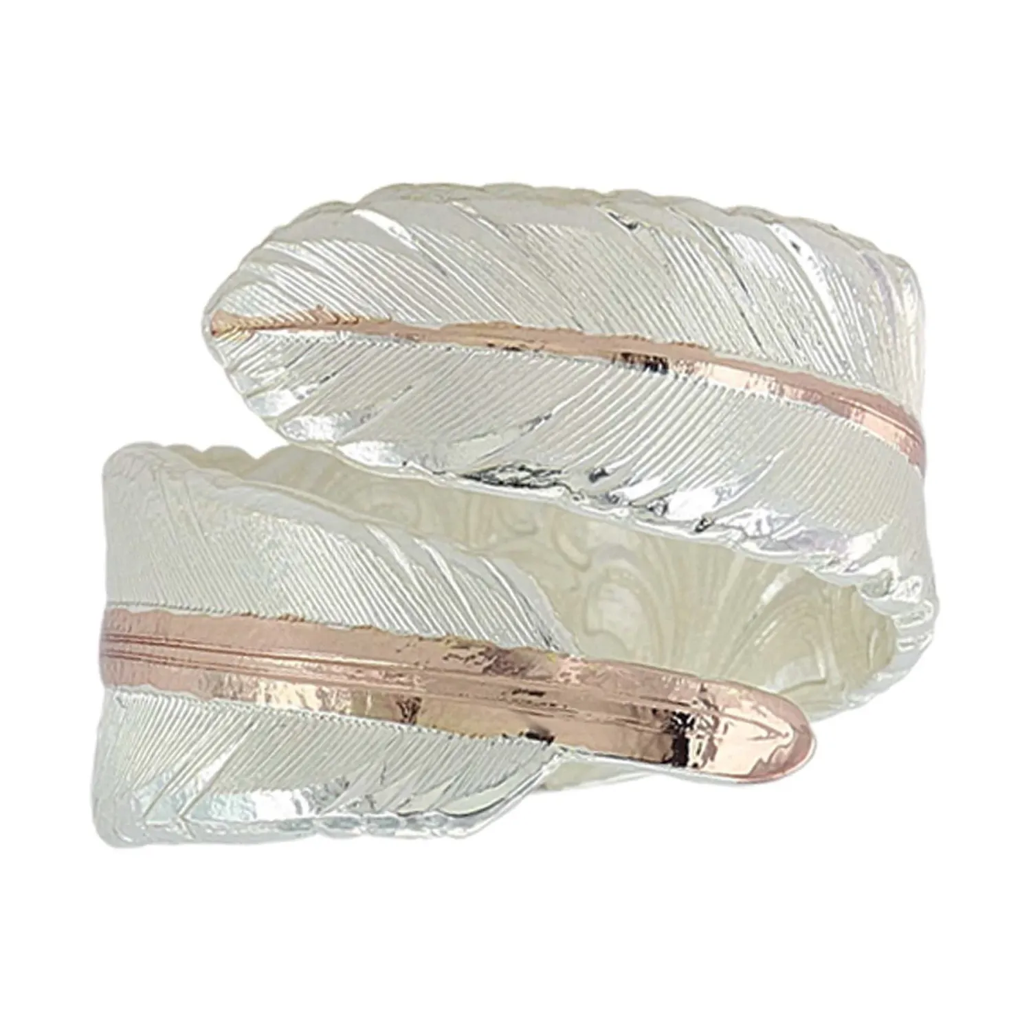 Montana Silversmiths S/S Feather Ring, Size: 6