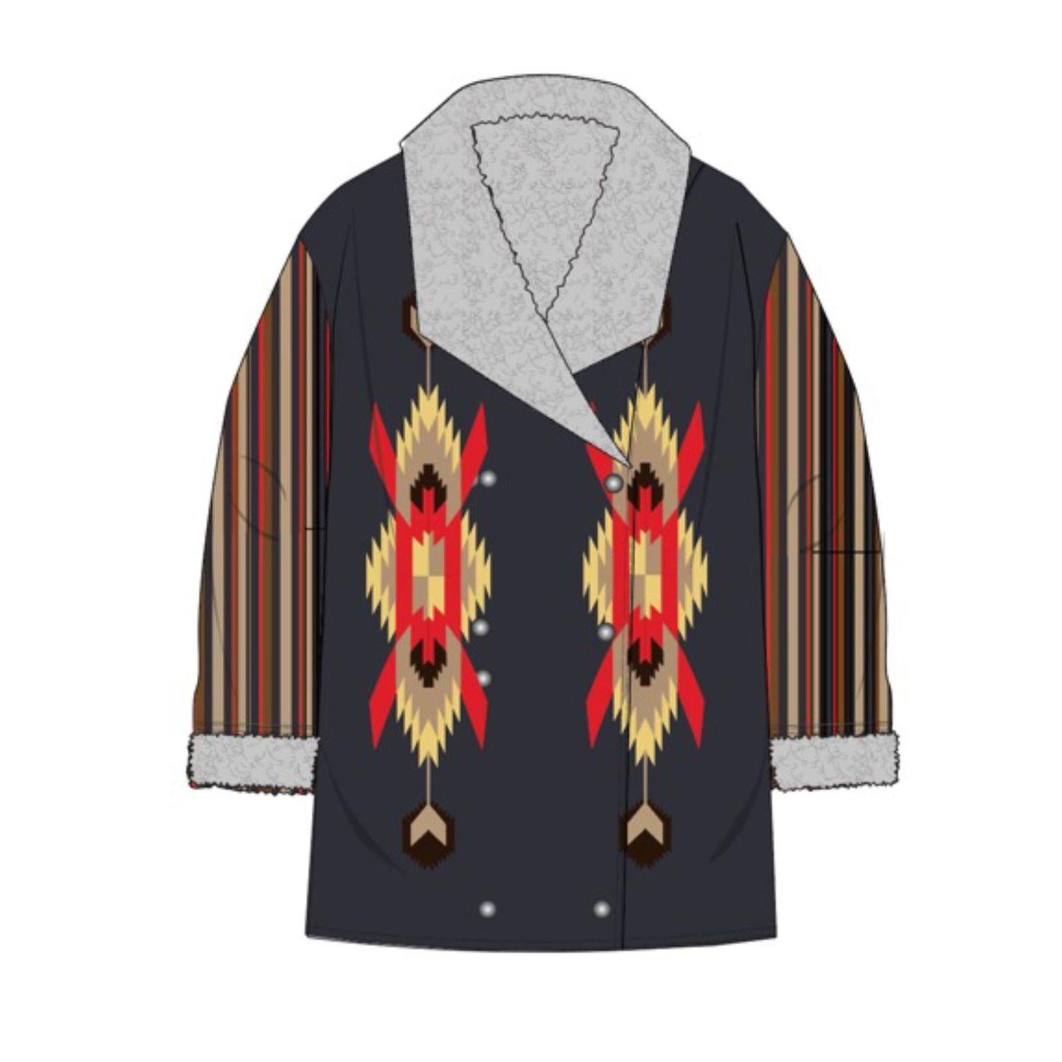 Wrangler Women's Lainey Wilson Wrangler X Coat- Printed Jaquard