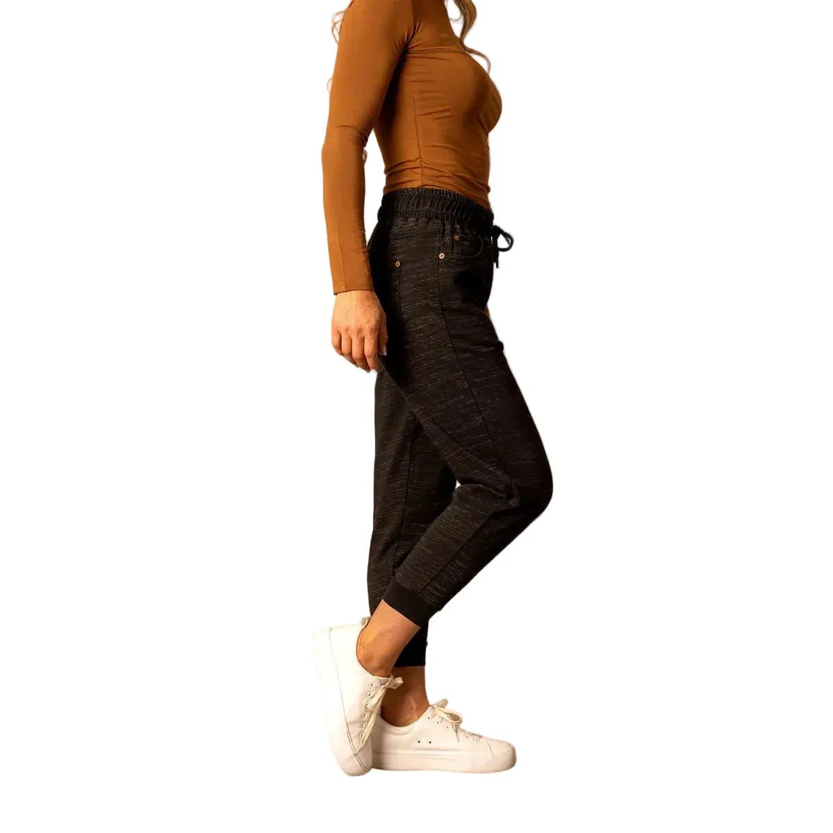Kimes Women's Joanie Joggers- Multiple Colours, Colour: Black, Size: 2XL