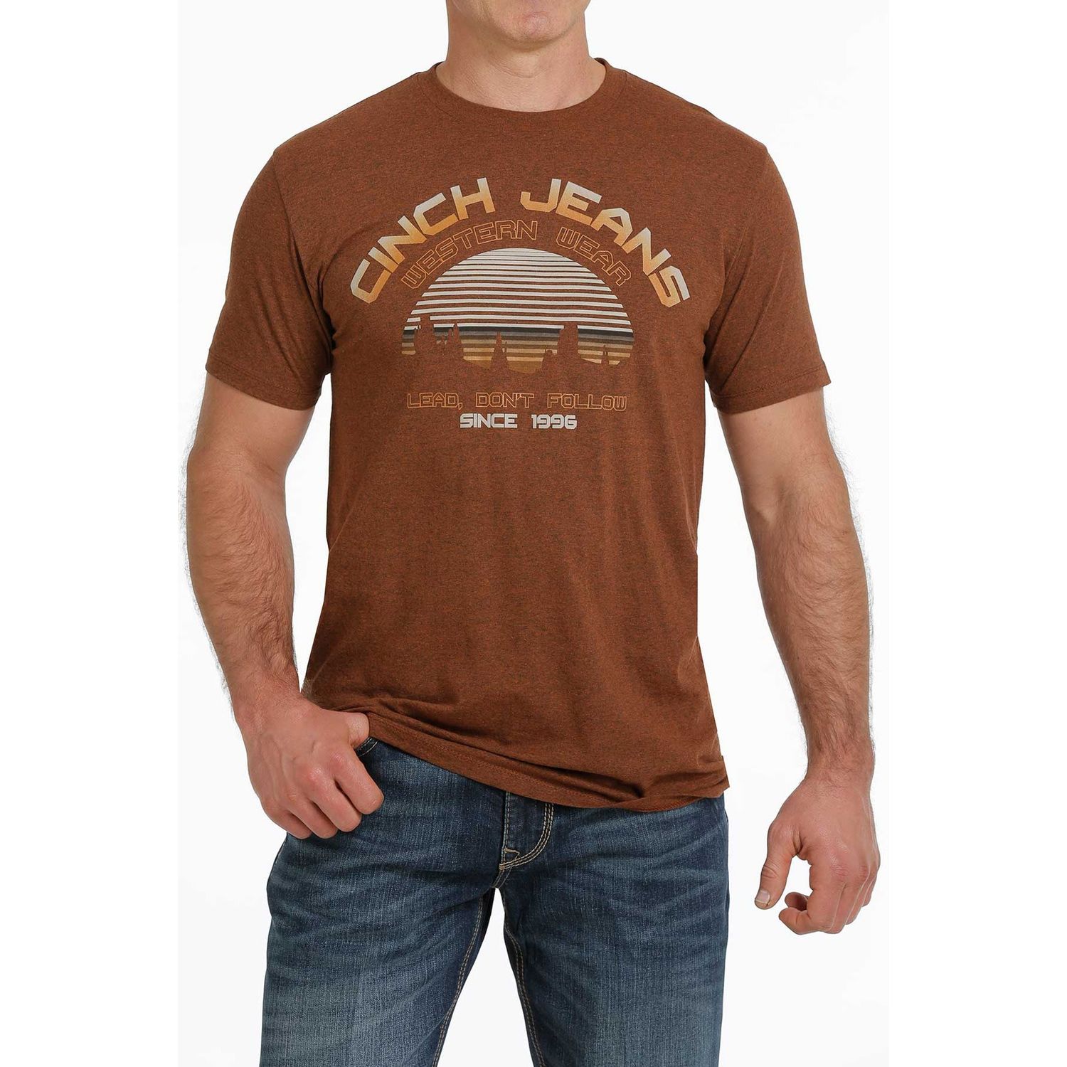 Cinch Men's SS Tee Copper
