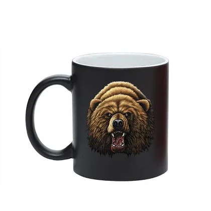 Coffee Mug Graphic Design, Style: Bear