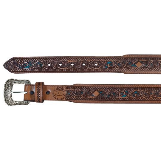 Hooey Men's Belt Scroll Tool, Size: 32