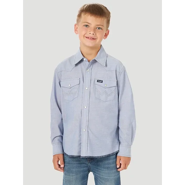 Wrangler Boy's Work Shirt, Size: XXS