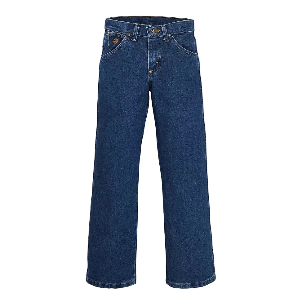 Wrangler Boy's George Strait Cowboy Cut Original Fit Jean - Heavyweight Stone Denim, Fit: Slim, Size: 1T