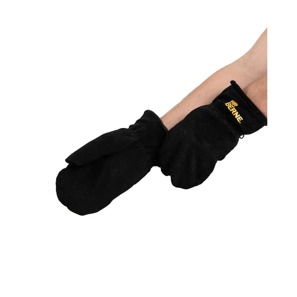 Berne Sherpa Lined Mitten - Black
