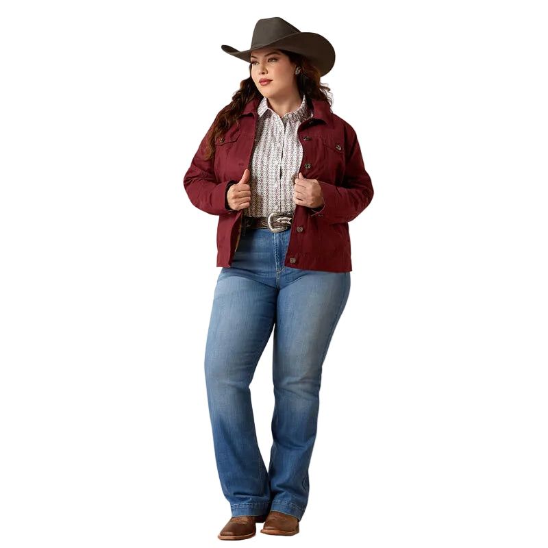 Ariat Women's Grizzly Rancher Jacket- Tawny Port