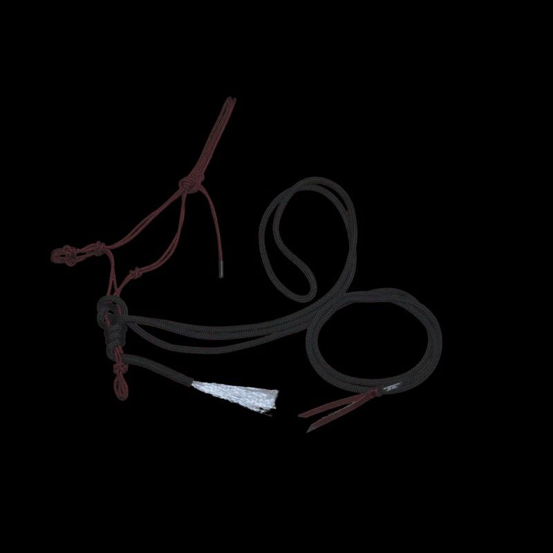 Burwash Kanga Horseman 4-Knot Hackamore W/Mecate Rein