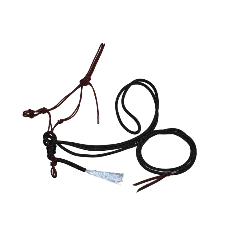 Burwash Kanga Horseman 4-Knot Hackamore W/Mecate Rein