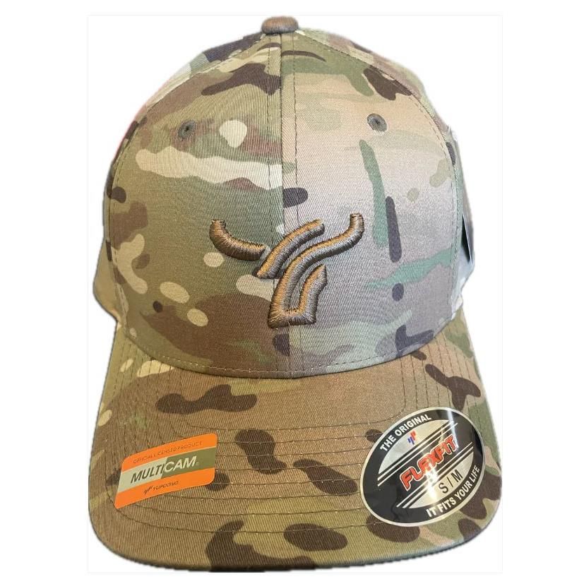 B8 Ranch Apparel Flexfit with Large Logo- Multicam