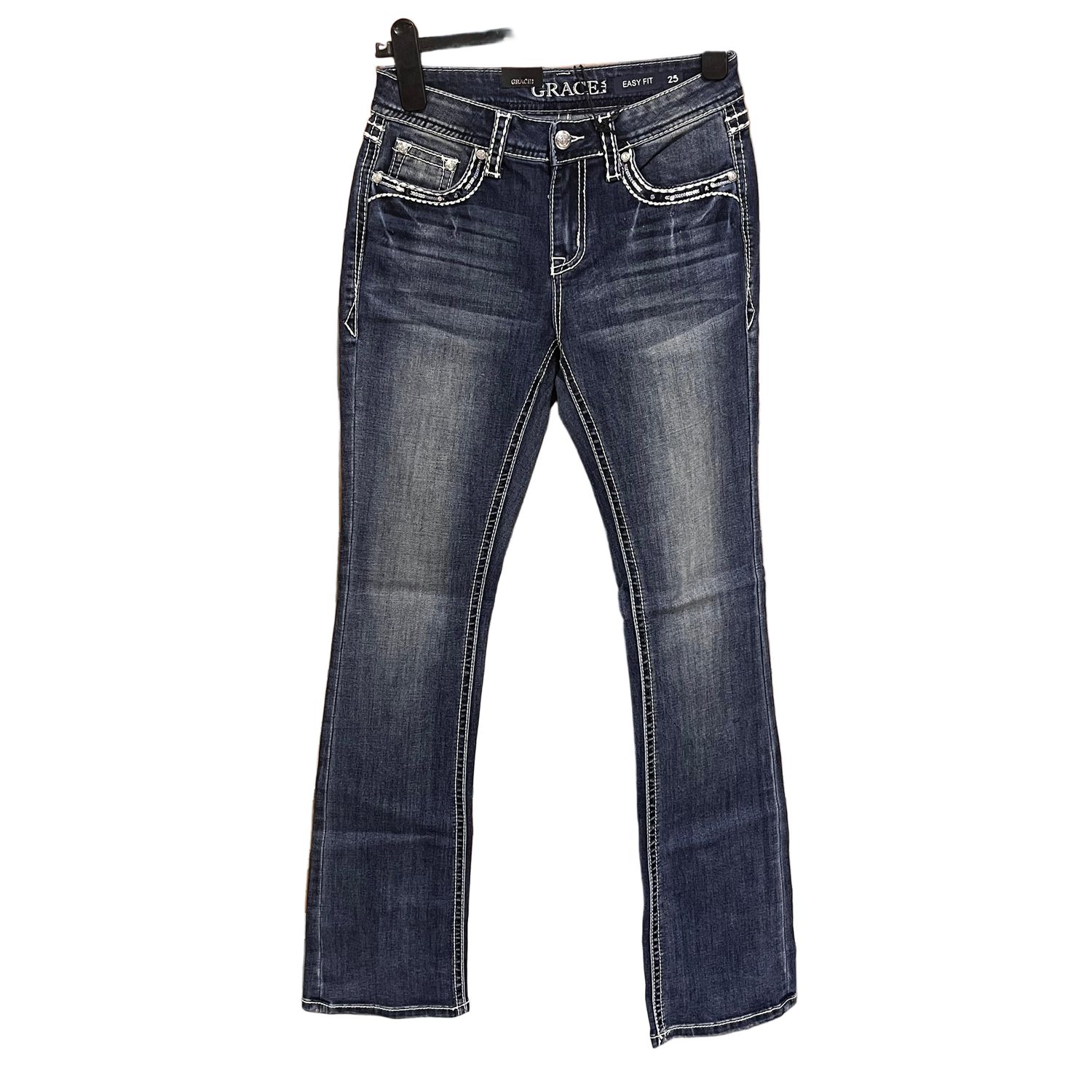 Grace in LA Women's Heavy Stitched Jeans