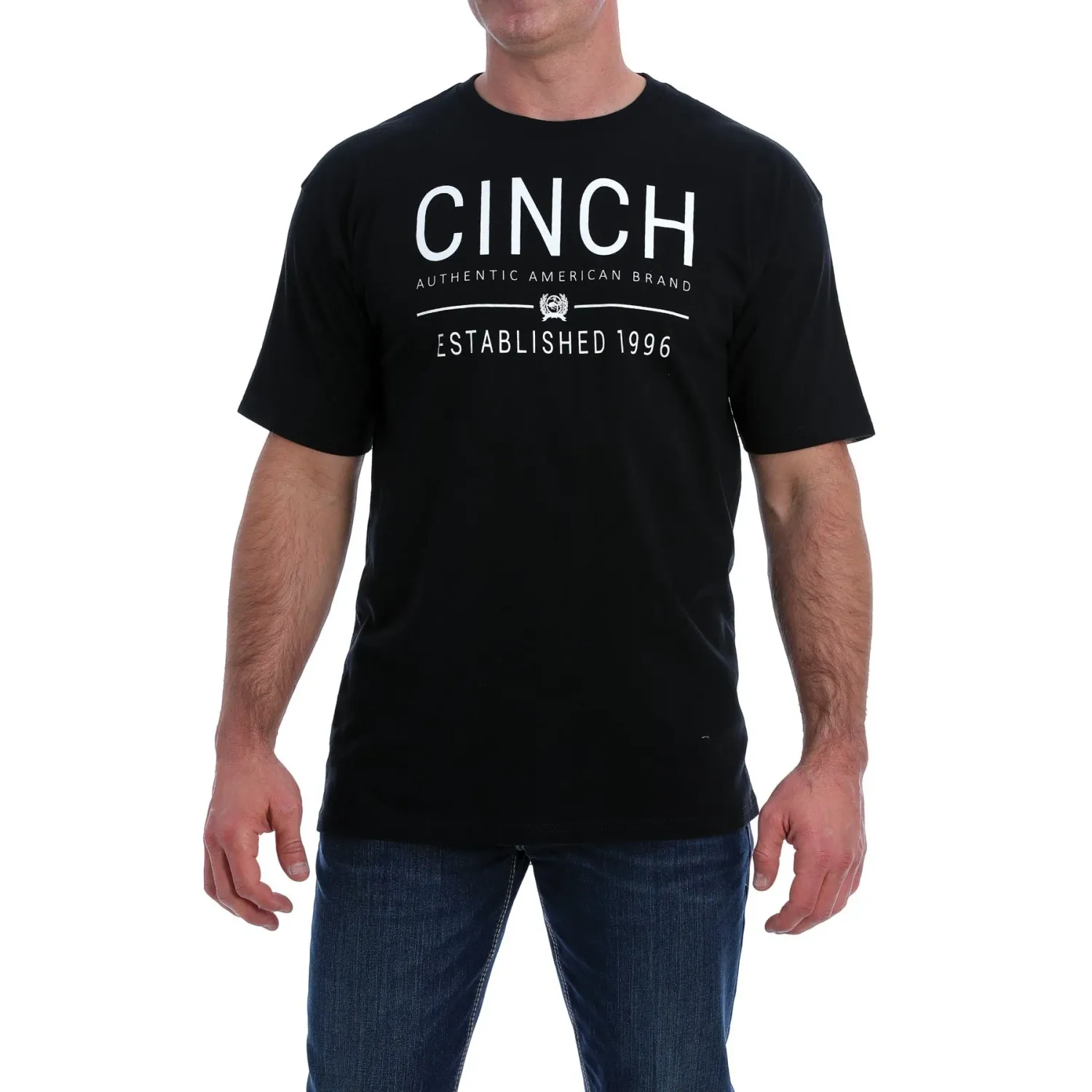 Cinch Mesn SS Tee Black, Size: SMALL
