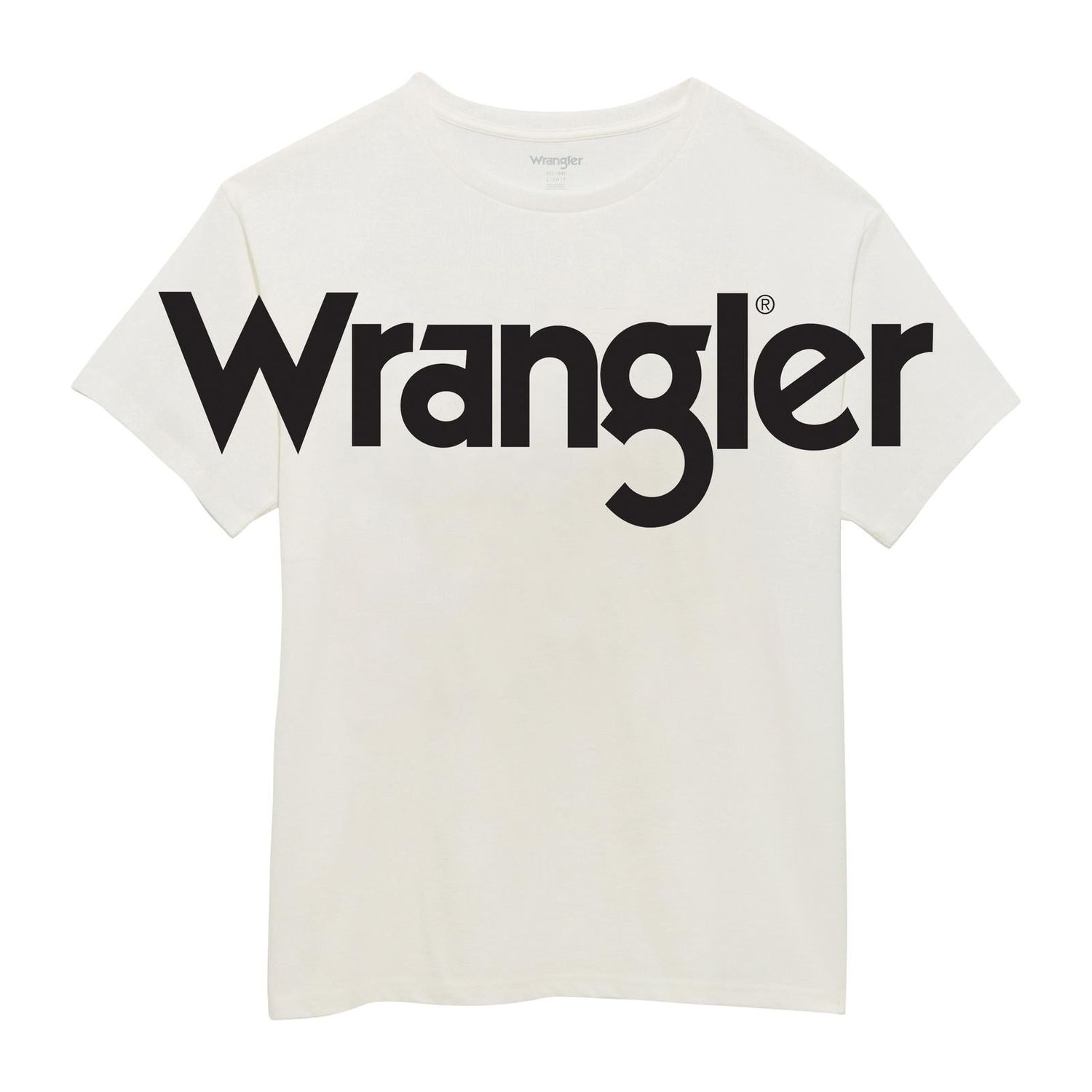 Wrangler Women's Short Sleeve Oversized Fit Tee Shirt- Bright White